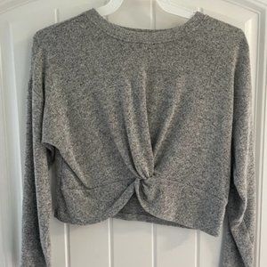 ZSupply Grey Ballet Style Top - Girls Size S (7-8)